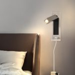 Applique murale rotative avec chargeur USB, design minimaliste, 4 couleurs – Image 7