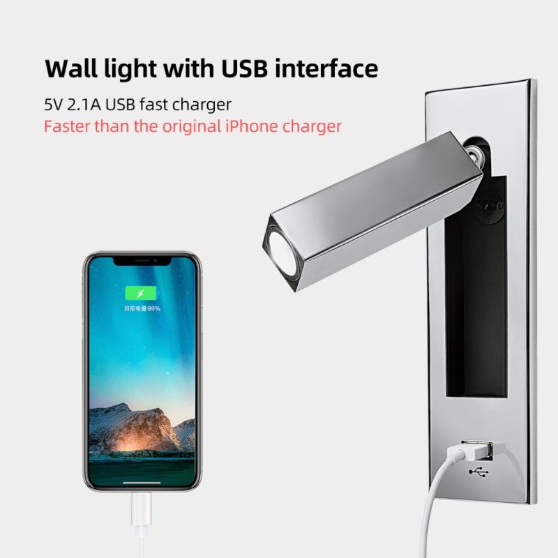 115720-fhd62u.jpg Applique murale rotative avec chargeur USB, design minimaliste, 4 couleurs – Image 10