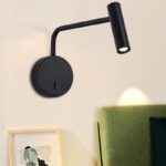 Applique murale LED rotative, avec interrupteur, design contemporain – Image 3