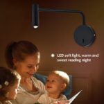 Applique murale LED rotative, avec interrupteur, design contemporain – Image 5