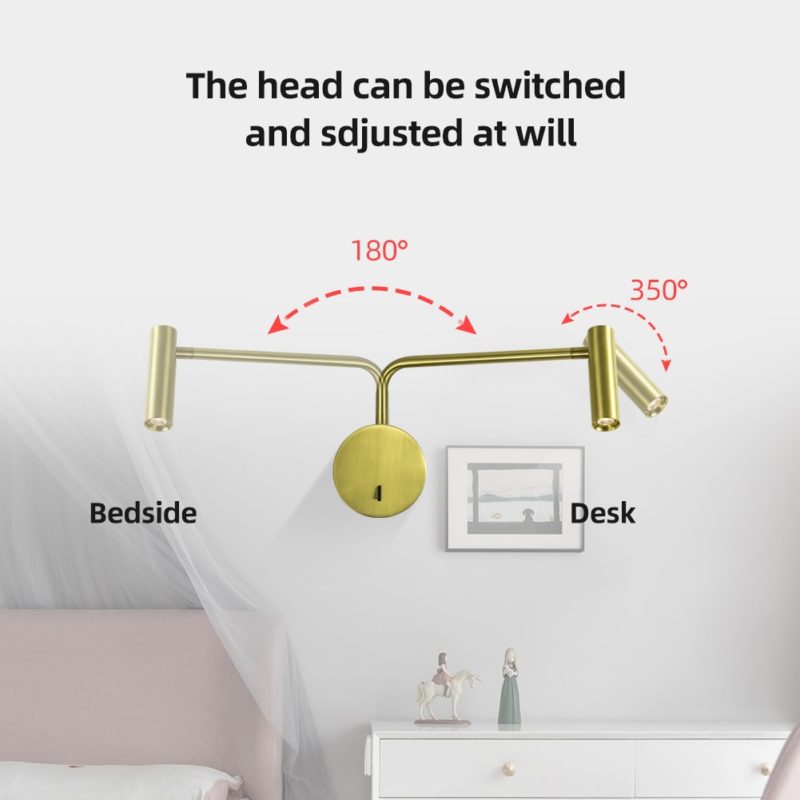115784-t7pfoz.jpg Applique murale LED rotative, avec interrupteur, design contemporain – Image 7