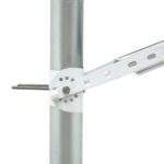 Lampadaire LED 1080X en aluminium, énergie solaire, capteur de mouvement PIR, 6'000mAH – Image 3