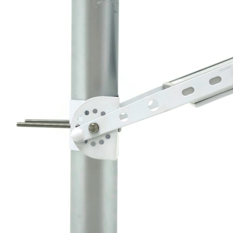 Lampadaire LED 1080X en aluminium, énergie solaire, capteur de mouvement PIR, 6'000mAH – Image 3