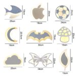 Applique murale LED en acrylique pour chambre d'enfant, art créatif, décoration – Image 6