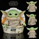 Figurine Yoda Grogu en PVC, Mandalorian, 28 cm