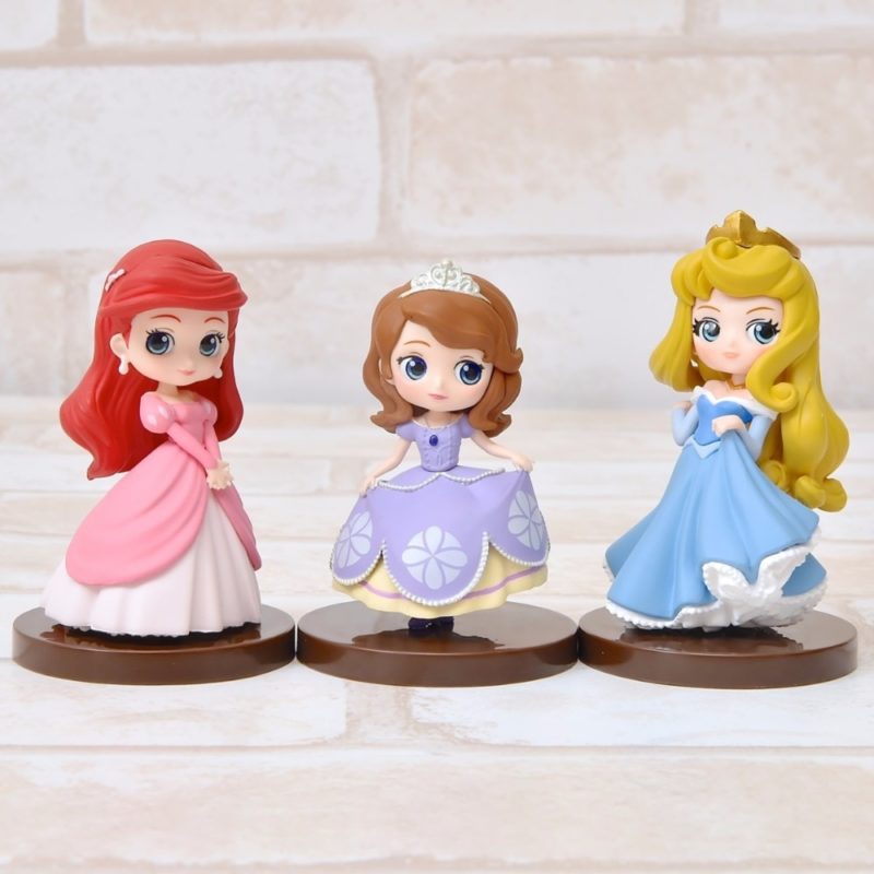 116340-ewpdpy.jpg Lot de 3 figurines de princesse et prince en PVC, Aurora, blanche-neige, Mulan, Jasmine, 8 cm – Image 3