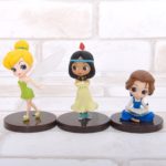Lot de 3 figurines de princesse et prince en PVC, Aurora, blanche-neige, Mulan, Jasmine, 8 cm – Image 4