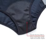 Lot de 5 culottes menstruelles discrètes, 4 couches absorbantes, flux léger à abondant, grande taille – Image 4