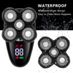 Rasoir électrique 5 en 1, affichage LED, rechargeable et étanche – Image 2