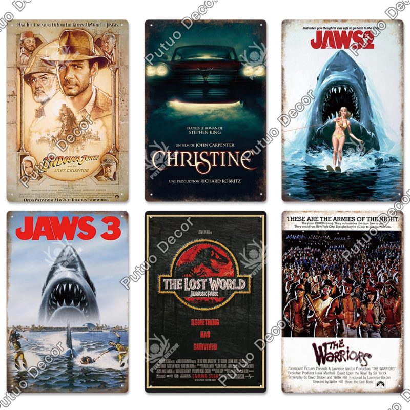 Plaque en métal rétro, affiche de film, 20×30 cm – Image 3