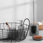 Ensemble d'accessoires de salle de bains en verre – Image 3