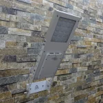 Lampadaire LED 1080X en aluminium, énergie solaire, capteur de mouvement PIR, 6'000mAH – Image 6