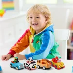 Lot de figurines, dessin animé, La Granja de Zenón, voitures à inertie – Image 2