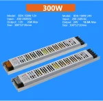 Transformateur d'éclairage ultra mince, driver LED, DC 12V, 24V, 60 à 400W, CE, ROHS – Image 9