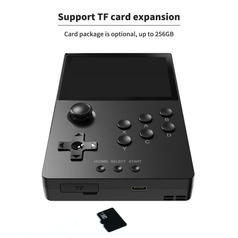 117579-ezw8al.jpg Console de jeux vidéo portable, POWKIDDY A20, 64 GB, écran 3.5", 640x480, émulateurs Linux – Image 5