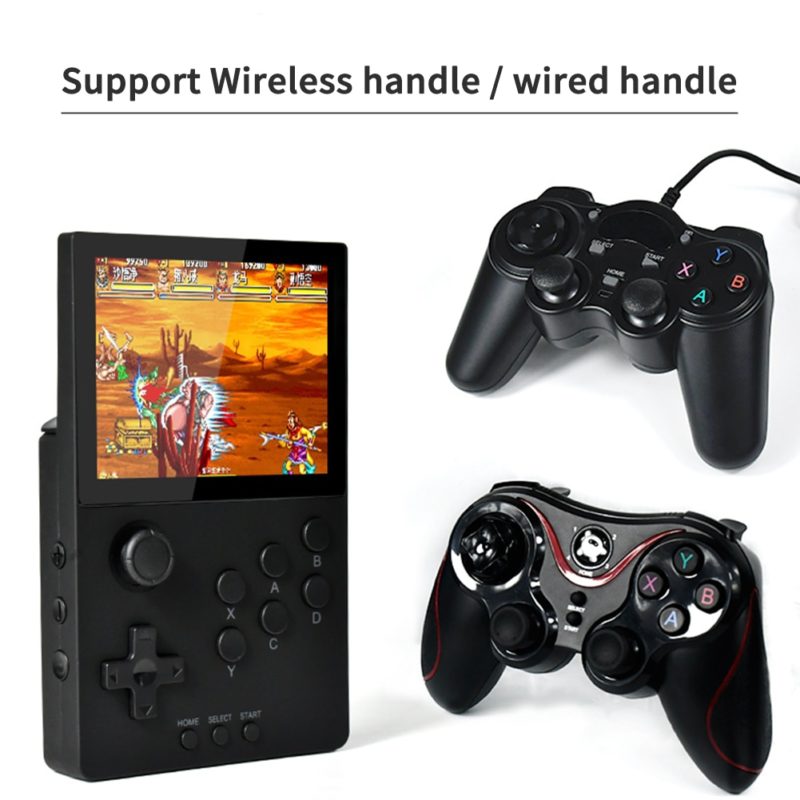 117579-hxe57e.jpg Console de jeux vidéo portable, POWKIDDY A20, 64 GB, écran 3.5", 640x480, émulateurs Linux – Image 4