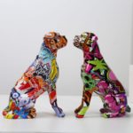 Figurine en résine de Boxer, Graffiti, artisanat créatif, décoration