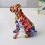 Figurine en résine de Boxer, Graffiti, artisanat créatif, décoration – Image 4