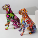 Figurine en résine de Boxer, Graffiti, artisanat créatif, décoration – Image 3