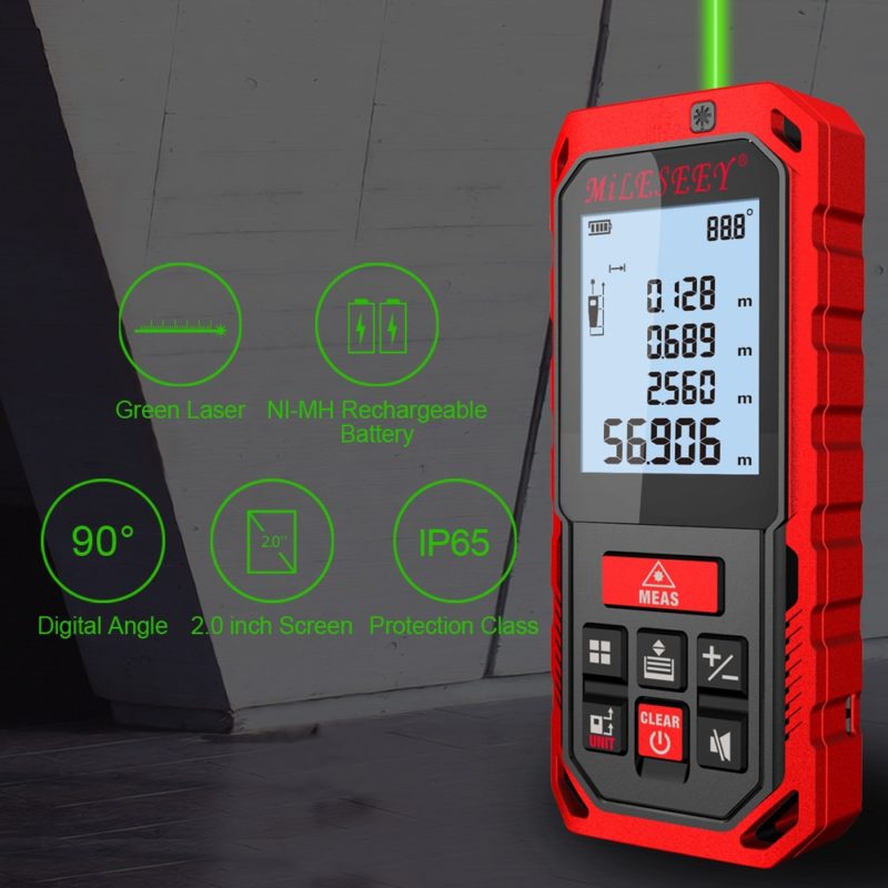 117848-4lf61q.jpg Distancemètre laser professionnel, télémètre de mesure, de 40 à 100 m – Image 4