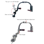 Lunettes loupe binoculaire LED 5W, grossissement 2.5X à 3.5X, équipement pour dentiste – Image 6