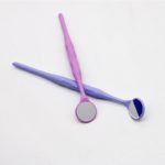 Lot de 10 miroirs dentaires double face, réflecteur d'examen de surface autoclavable avec poignée – Image 5