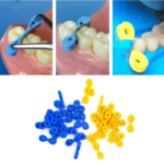 Lot de 120 cales de fixation élastiques dentaires, en caoutchouc