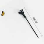 Lot de 3 faux papillons volants à énergie solaire, piquet de jardin, décoration – Image 6