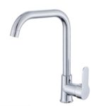 Mitigeur pour évier en acier inoxydable, eau froide et chaude – Image 2