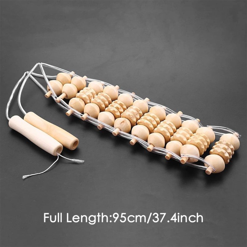 Outils de massage maderothérapie en bois, à point de déclenchement, douleur musculaire – Image 3