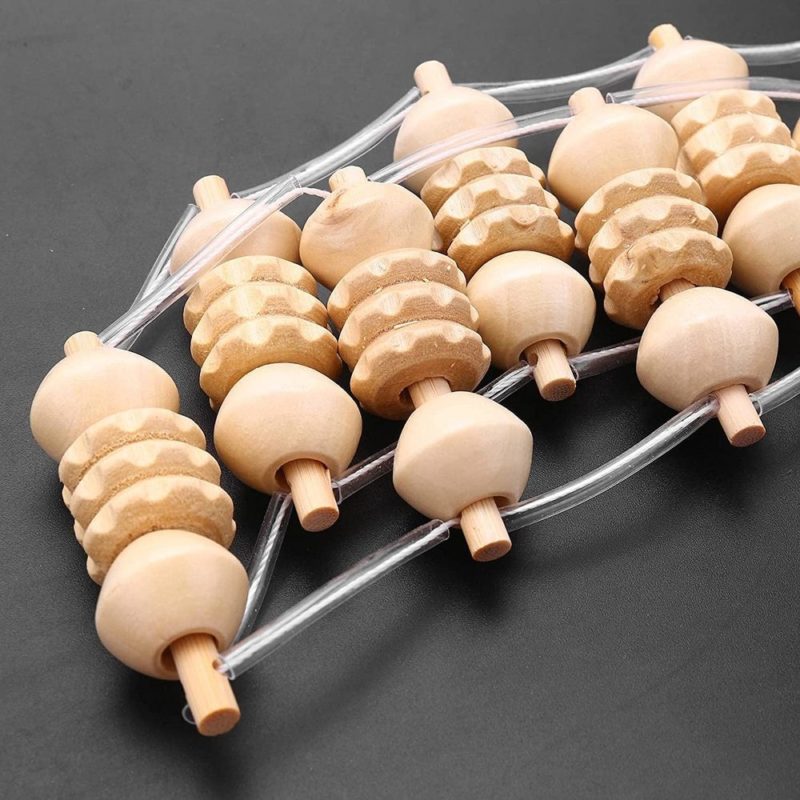 Outils de massage maderothérapie en bois, à point de déclenchement, douleur musculaire – Image 4