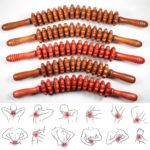 Lot de 2 rouleaux de massage maderothérapie en bois, point de déclenchement, relaxation – Image 6