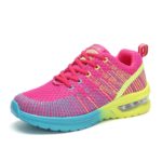 Chaussures de course en maille respirantes à lacets, baskets de sport