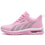 Chaussures de course en maille respirantes, légère à coussin d'air, baskets d'entraînement à lacets – Image 4