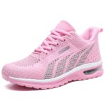 Chaussures de course en maille respirantes, légère à coussin d'air, baskets d'entraînement à lacets