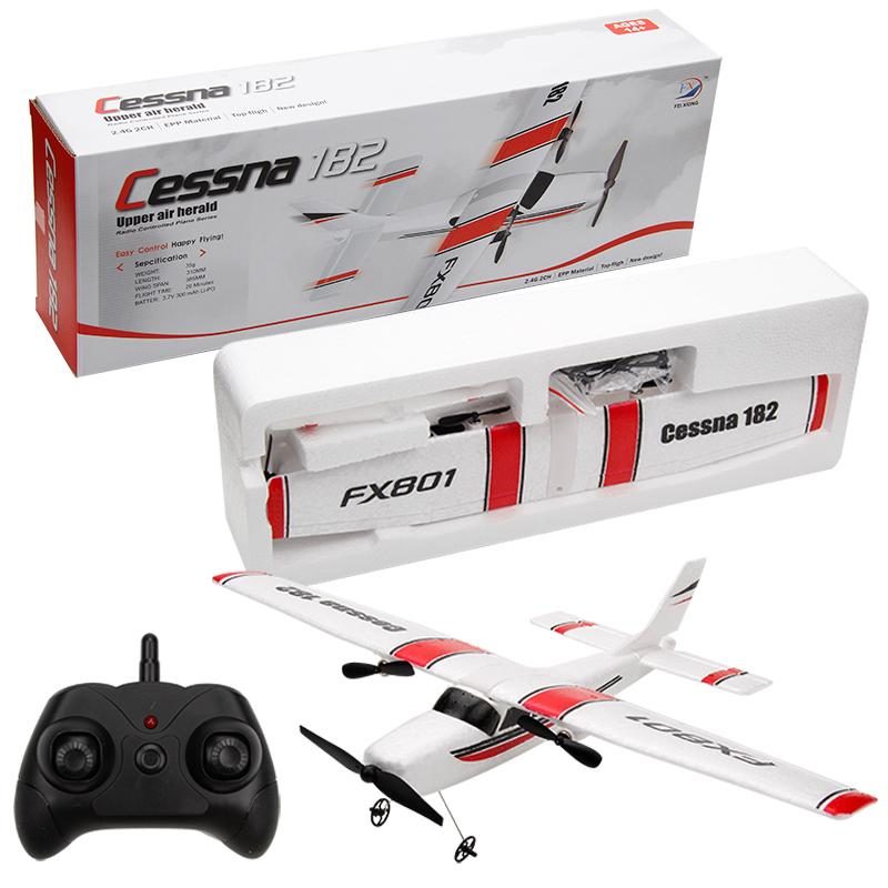 Avion planeur télécommandée EPP FX801 RC, Gyro 2.4G, 2CH, RTF