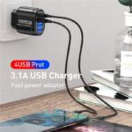 Chargeur rapide 48W multi, QC 3.0, 4 ports USB – Image 2