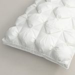 Oreiller rectangulaire en duvet d'oie blanc, de style 3D, 48x74cm, 100% coton égyptien – Image 3