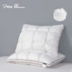 Oreiller 3D en duvet d'oie, coussin de lit, antifuite de plume