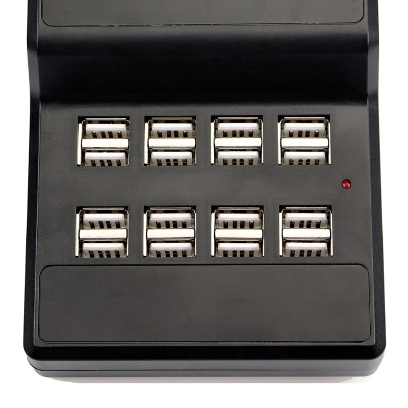 Station de charge USB 16 ports TT002, 35W, DC 5V 7A, pour système de guide touristique sans fil – Image 4