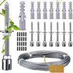 Treillis en acier inoxydable pour plantes grimpantes, 37 pièces, professionnel, ensemble complet