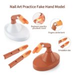 Kit d'apprentissage du Nail Art, avec base réglable, onglerie pour débutant, 100 pièces – Image 2