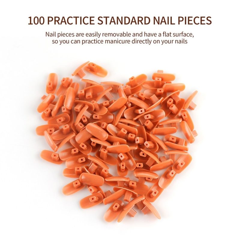 120364-vqbbt3.jpg Kit d'apprentissage du Nail Art, avec base réglable, onglerie pour débutant, 100 pièces – Image 6