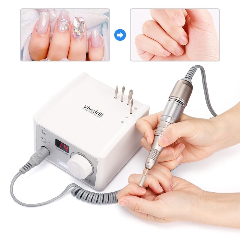 120474-dkanse.jpg Ponceuse à ongles professionnelle, appareil de manucure et pédicure, lime électrique 65W, 35'000 tr/min – Image 4