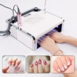 Ponceuse à ongles électrique 3 en 1 pour Nail Art, 30'000 tr/min, aspiration poussière des ongles, machine de séchage – Image 3