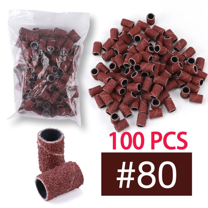 120906-94dx0l.jpg Bandes abrasives pour ponceuse à ongles, 100 pièces, 80#. 120#. 180#, 6 mm – Image 2