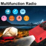 Radio portable d'urgence FM, AM, NOAA, SOS à LED, éclairage à manivelle, pour camping – Image 2