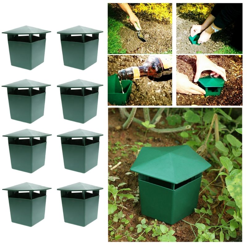 121313-jkxvpy.jpg Lot de 8 pièges à limaces et escargots, respectueux de l'environnement – Image 4