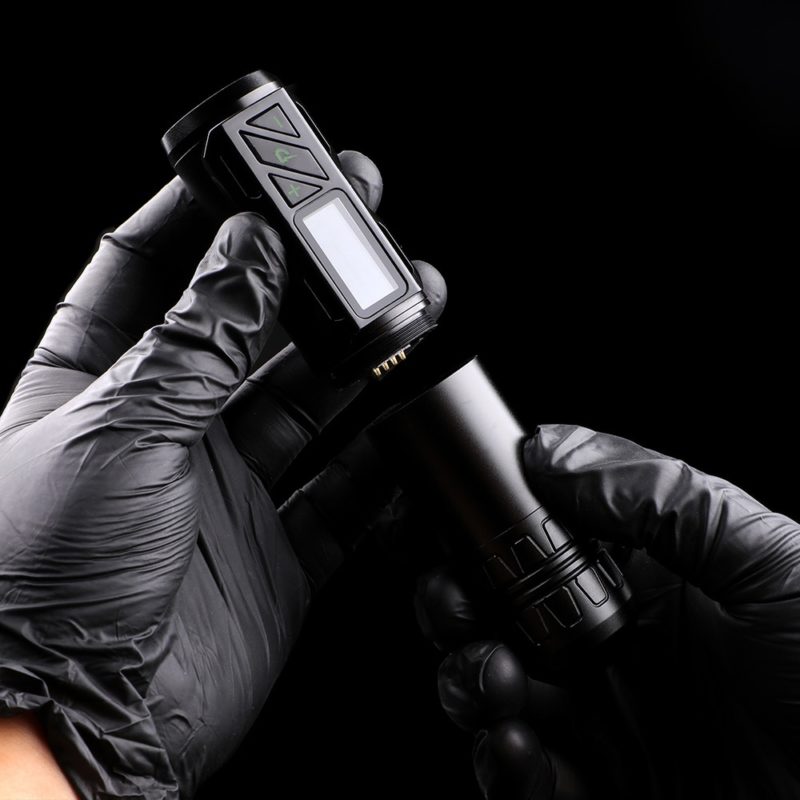 Machine à tatouer sans fil avec écran LED et moteur sans noyau, rotative, rechargeable, 1800mah – Image 3
