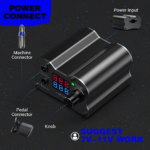 Kit de stylo de tatouage professionnel réglable, rotatif, avec pédale, pour maquillage permanent – Image 9